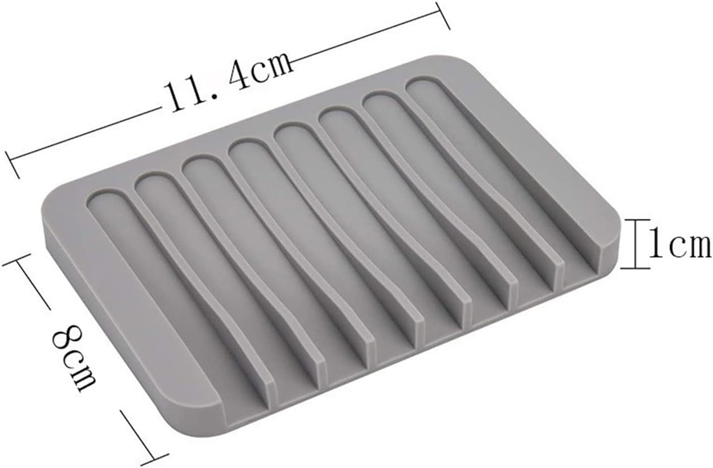 Quick Self-Draining Silicone Soap Holder for Home Kitchen
