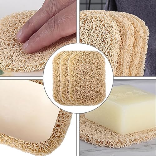 LIFKOME 3pcs Soap Dishes Set Non-Slip PVC Tray