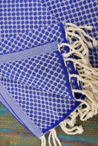 Personalized Turkish Cotton Beach Towel with Monogram