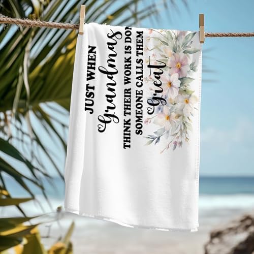 Great Grandma Gifts Beach Towel 60x30 Inches