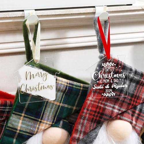 Personalized Babys First Christmas Acrylic Ornament 1