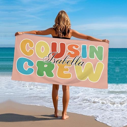 Personalized Beach Towels for Kids with Names