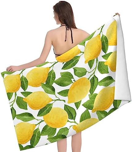 VOOHDDY Microfiber Beach Towel - Large Soft Absorbent Quick Dry