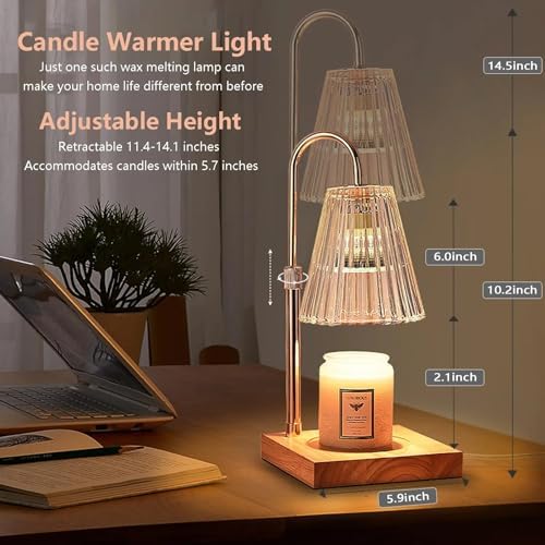 La Sorella Candle Warmer Lamp with Timer and Dimmer