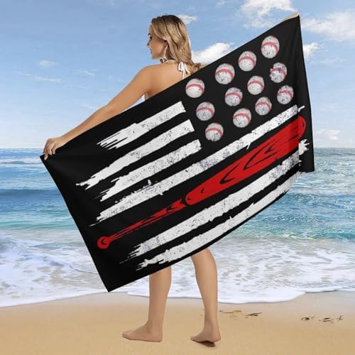 American Flag Microfiber Beach Towel Blanket