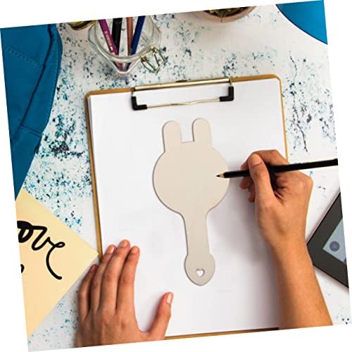 Angoily 12pcs Mini Wooden Mirror Set DIY Handmade