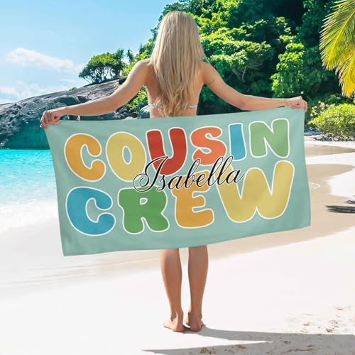 Personalized Beach Towels for Kids with Names
