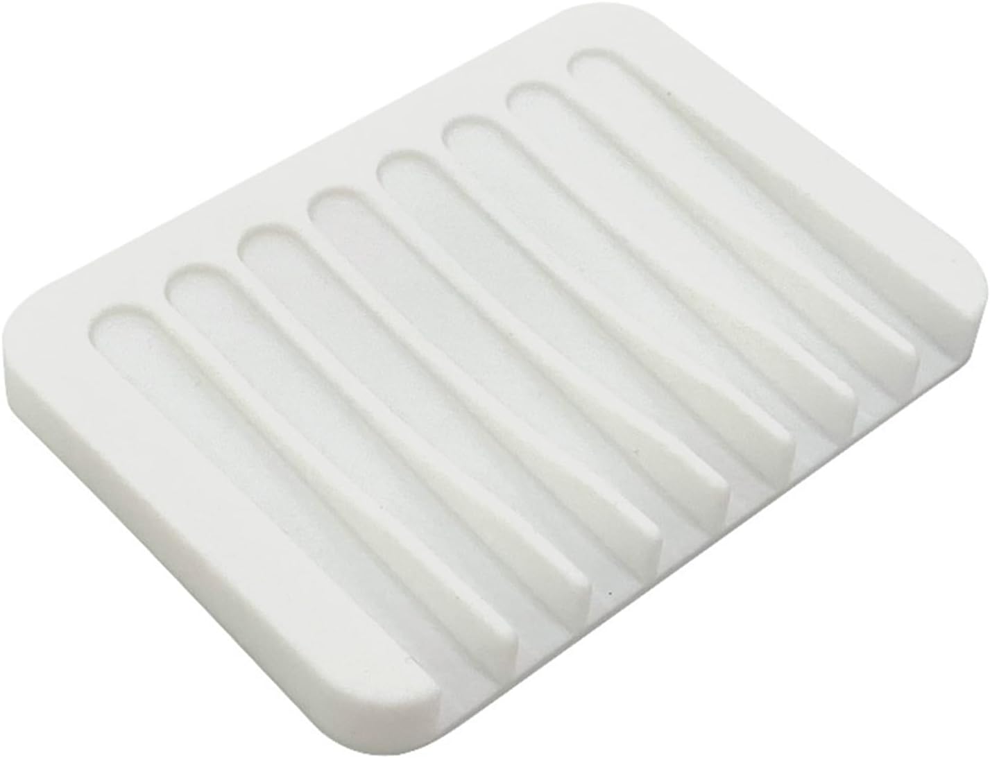Sink-Mounted Soap Holder with Self-Draining Design