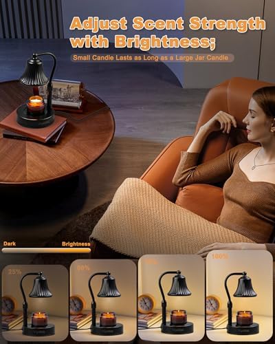 Viyelioc Candle Warmer Lamp with Timer and Dimmer