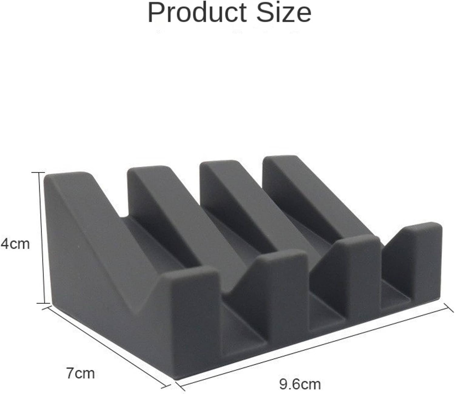 Silicone Soap Holder with Drainage for Bath and Kitchen