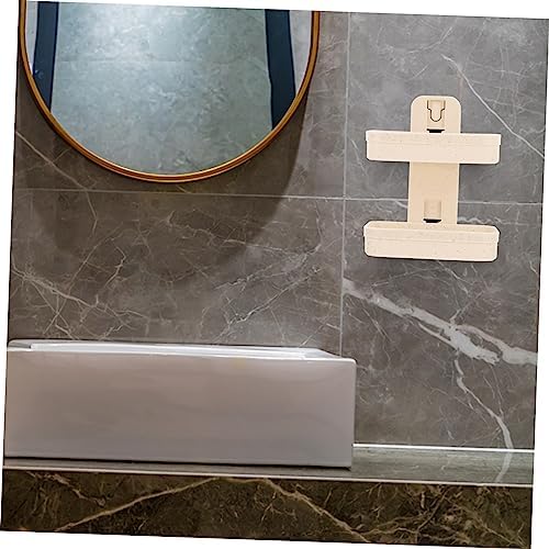 Sturdy Plastic Wall Soap Holder Double Layer 1