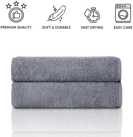 Towels Beyond 2 Piece Ultra Soft Bath Towel Set 1