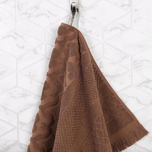 Superior Cotton 3-Piece Towel Set Chocolate