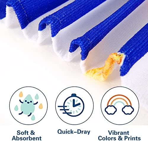 LIVILAN Oversized Striped Pineapple Beach Towel for Women and Girls