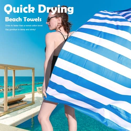 Your Choice Microfiber Quick Dry Sand-Free Beach Towel for Adults Kids