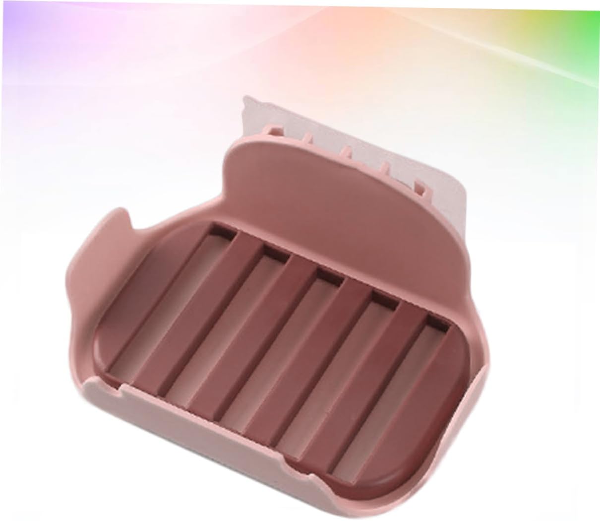 2pcs Double Layer Adhesive Soap Holder for Bathroom