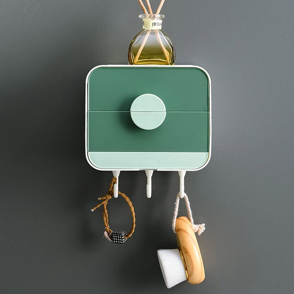 Colorful Double Layer Soap Dish with Detachable Holder