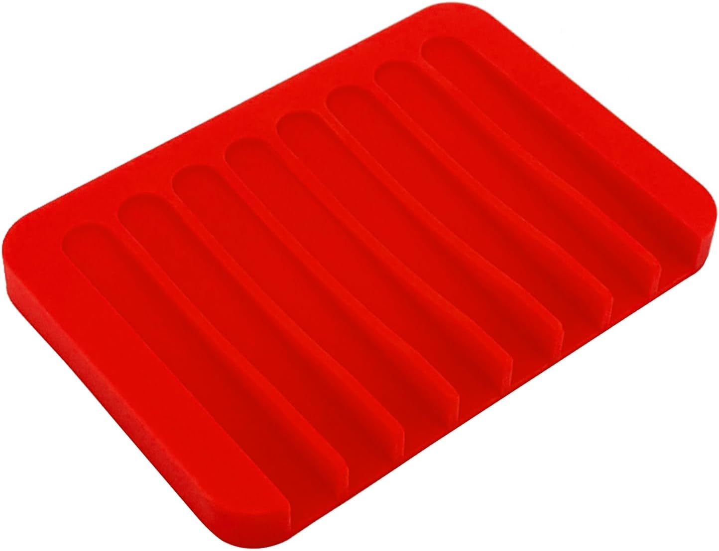 Quick Self-Draining Silicone Soap Holder for Home Kitchen