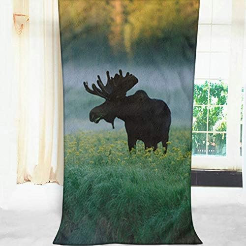 Moslion Soft Bath Towel 64x32 Inches for Home Beach Camping