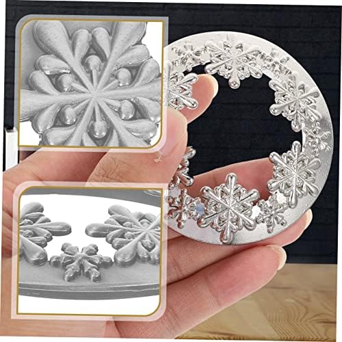 SEWACC Snowflake Candle Lid - Zinc Alloy Christmas Decor