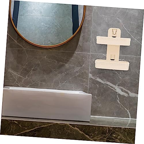 COOLHIYA 2-Tier Adhesive Wall-Mounted Soap Holder