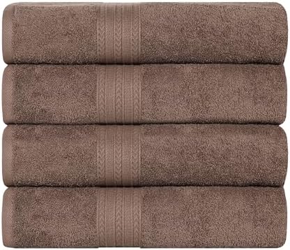 Superior Eco-Friendly Cotton 4-Piece Bath Towel Set 1