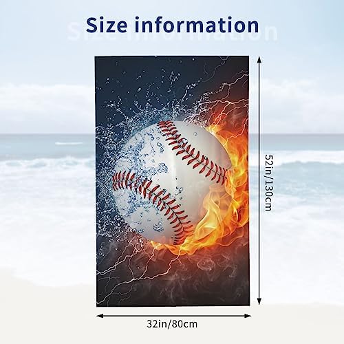 VOOHDDY Large Microfiber Beach Towel for Swimming Pool Travel Camping