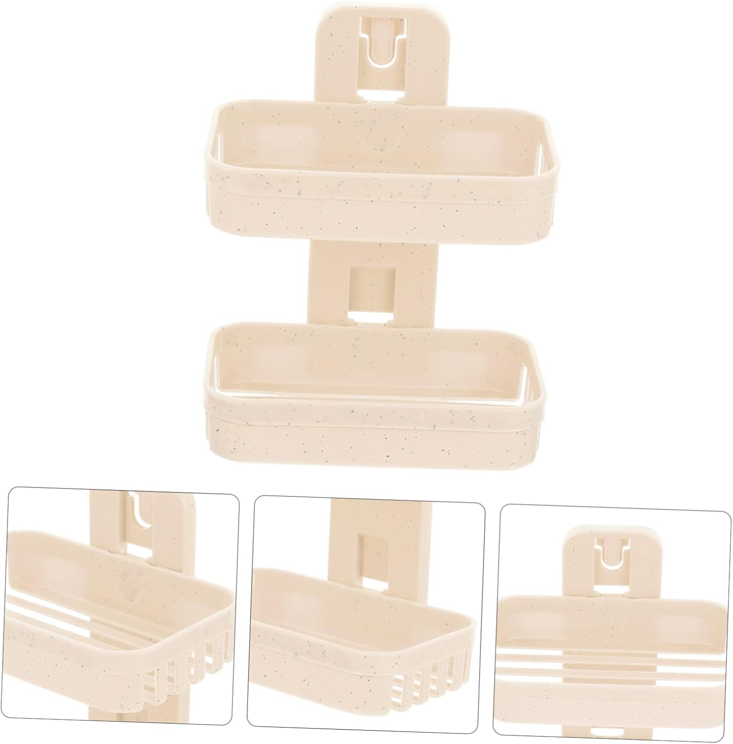 FONDOTIN Double Layer Wall Mount Soap Holder