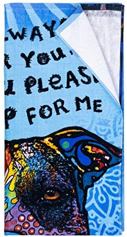 Dawhud Direct Beach Towel with Dean Russo Pattern