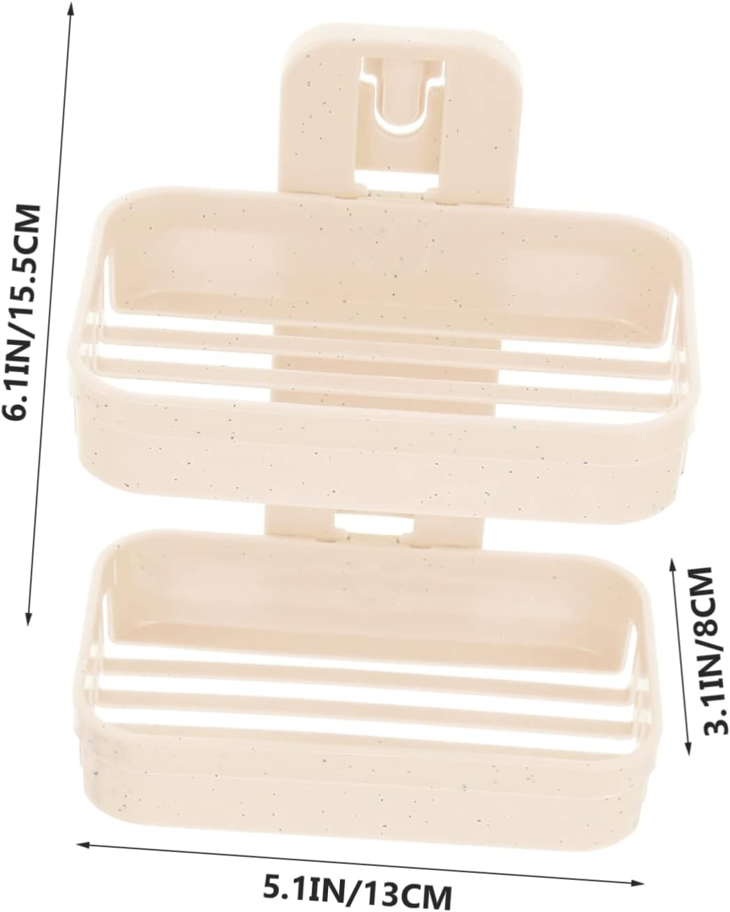 Modern Design Wall Mounted Soap Dish with Suction Cup Holder 1