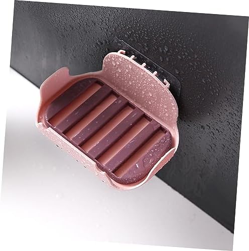 COSMEVIVI 2pcs Double Layer Adhesive Soap Holder
