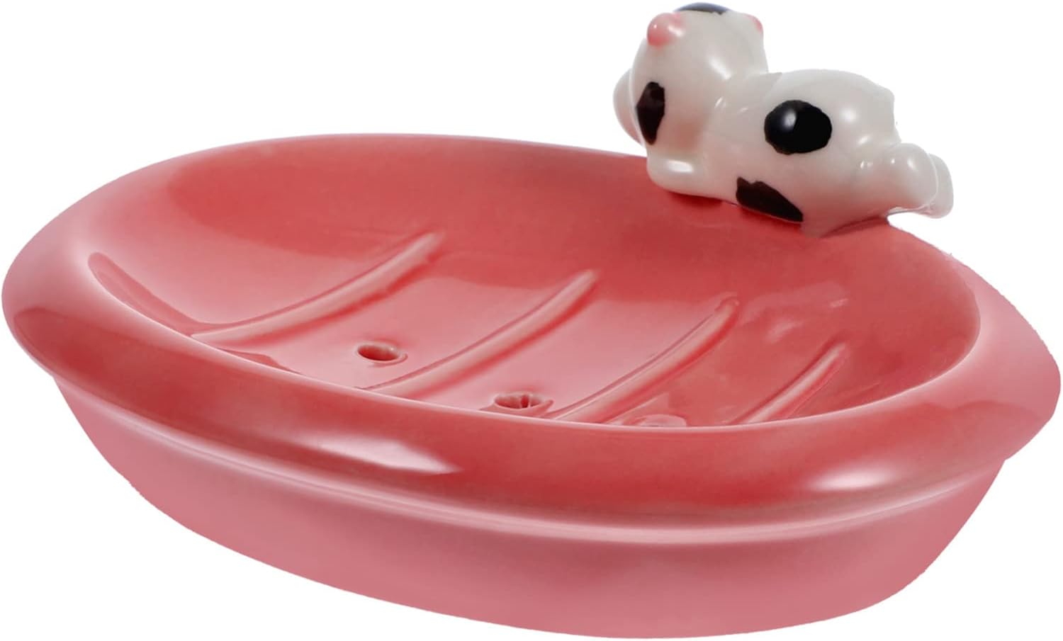LIFKOME Ceramic Soap Dish for Shower and Bathroom Use 1