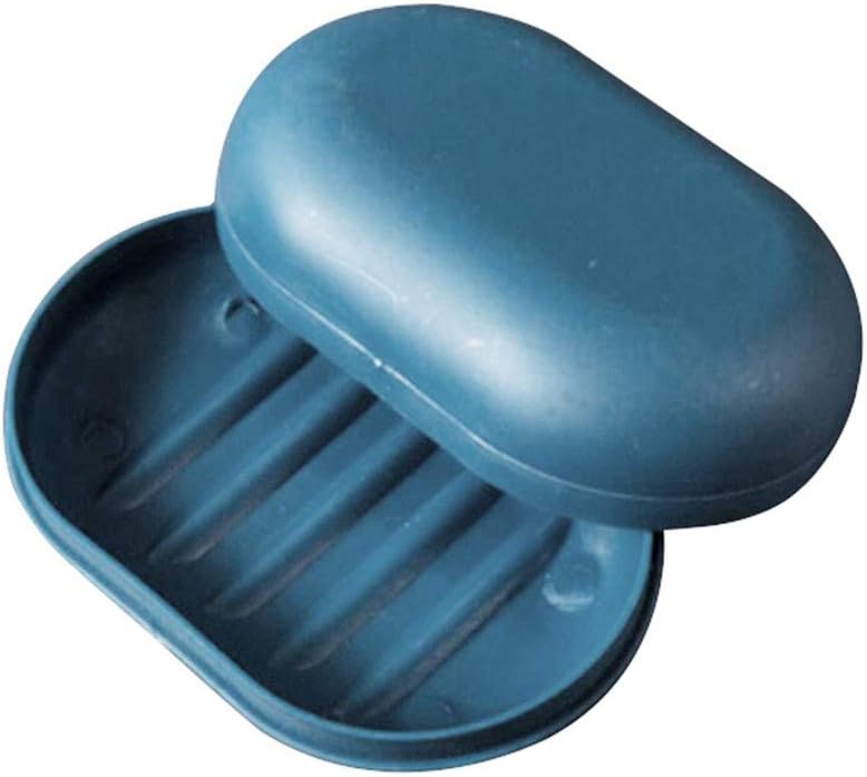 Durable Plastic Soap Dish Holder for Bath and Kitchen