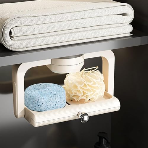 Rotatable Suction Cup Soap Dish Holder Red