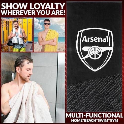 Arsenal FC Beach Towel 54x27 100 Cotton Quick Dry 1