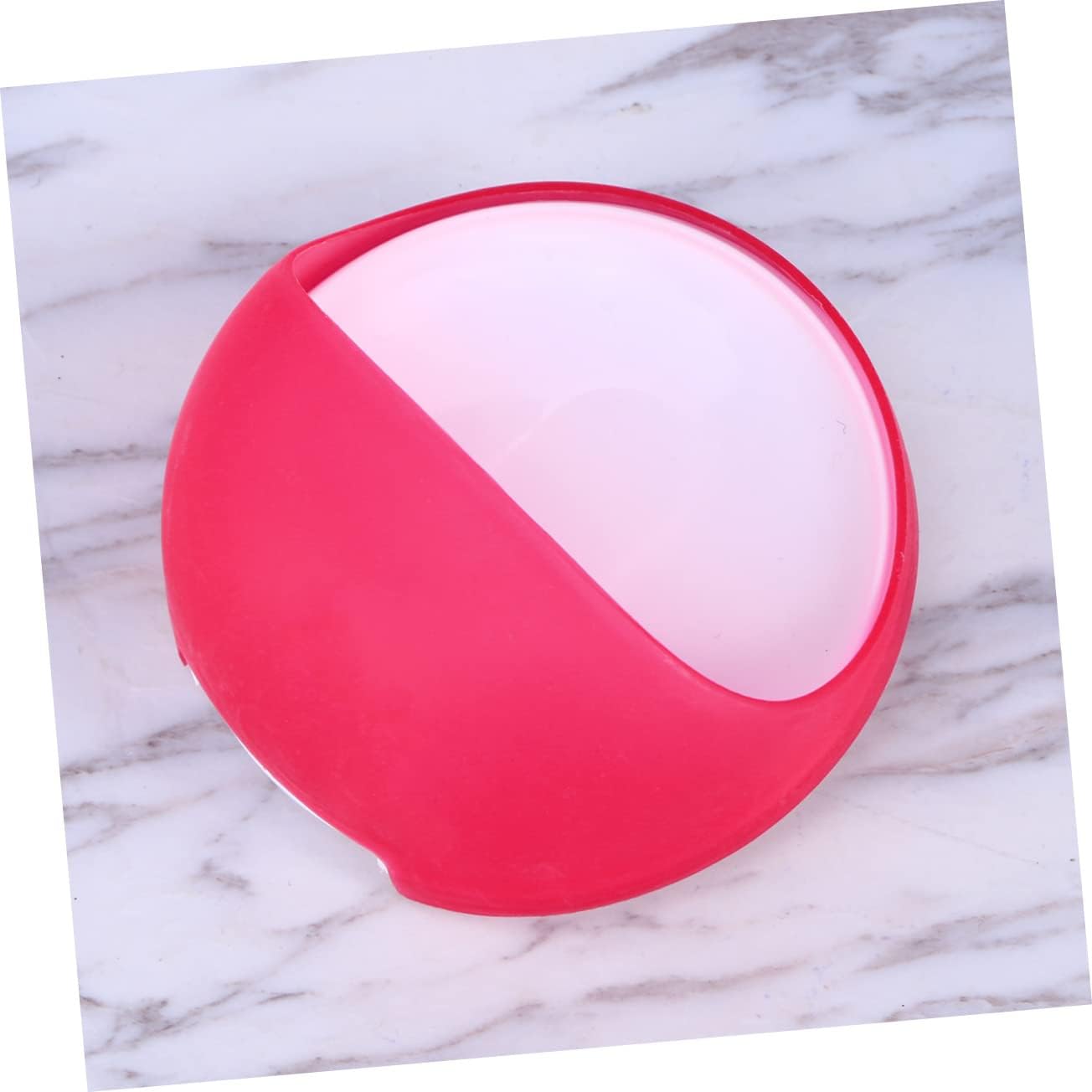 ABOOFAN Wall Mounted Soap Dish with Suction Cup Red for Smooth Surfaces