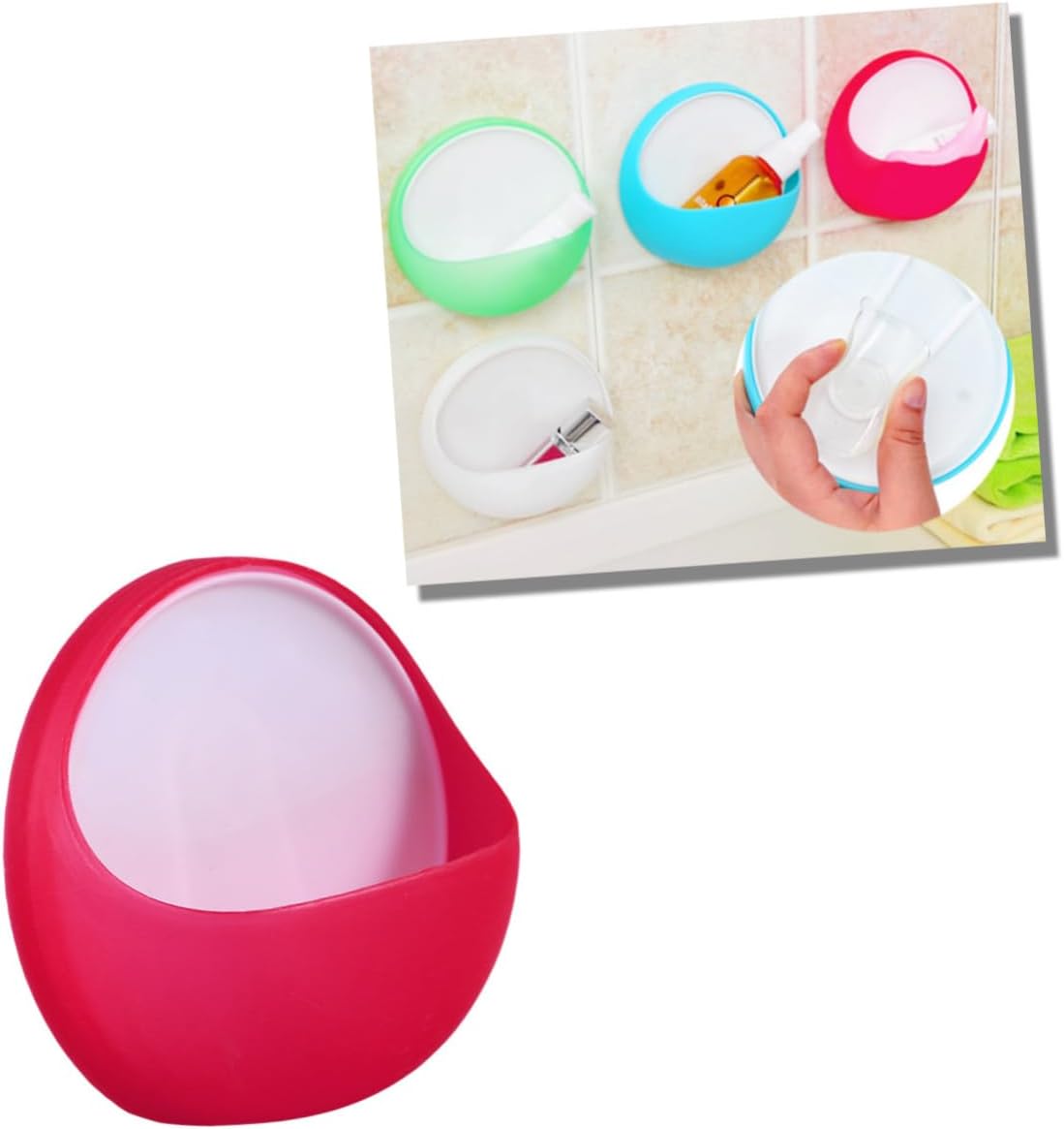 Garneck Wall-Mounted Soap Dish Multifunctional Drain Holder