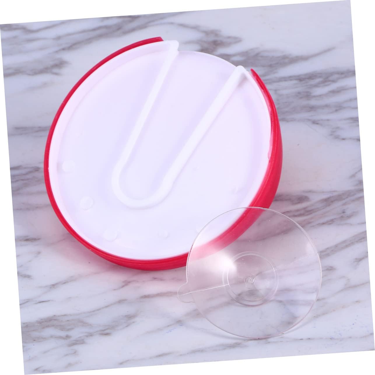 Wall-Mounted Suction Cup Soap Holder for Bathroom Sink