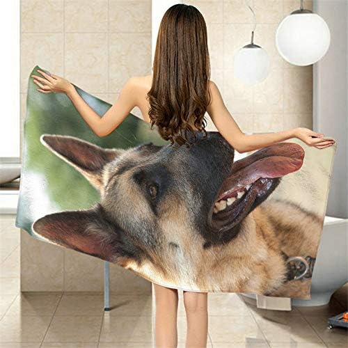 Comfy Bath Towels for German Shepherd Dogs