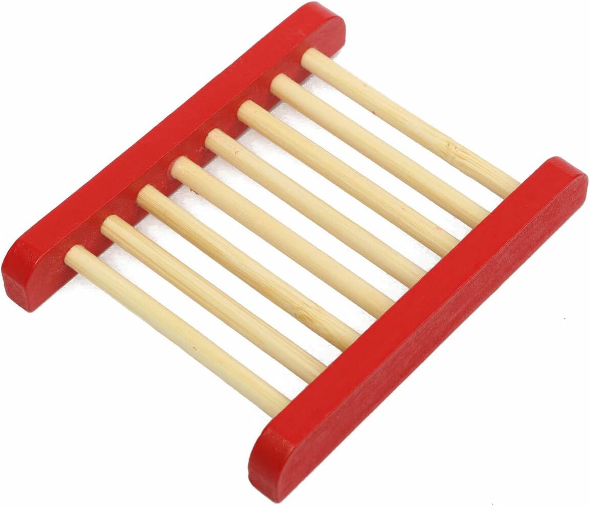 Portable Shower Soap Wood Dish Tray Holder