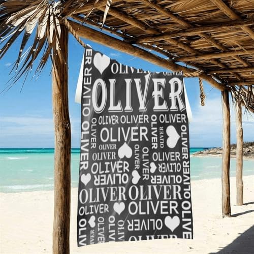 Custom Name Beach Towel - Personalized for Kids and Adults