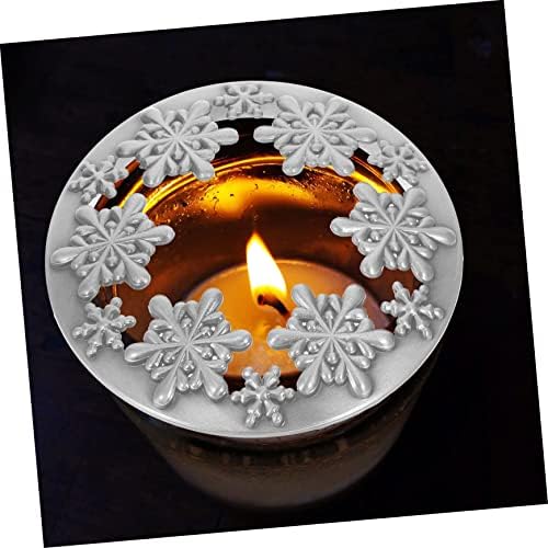 VILLFUL Smart Cover Candle with Snowflake Design
