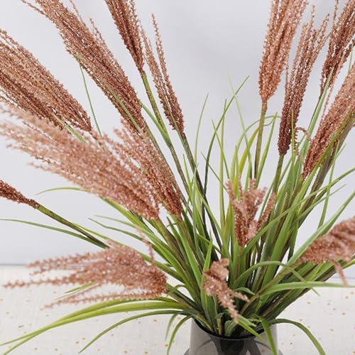 ZHDOKA 2PCS Artificial Reed Plants for Boho Wedding Decor