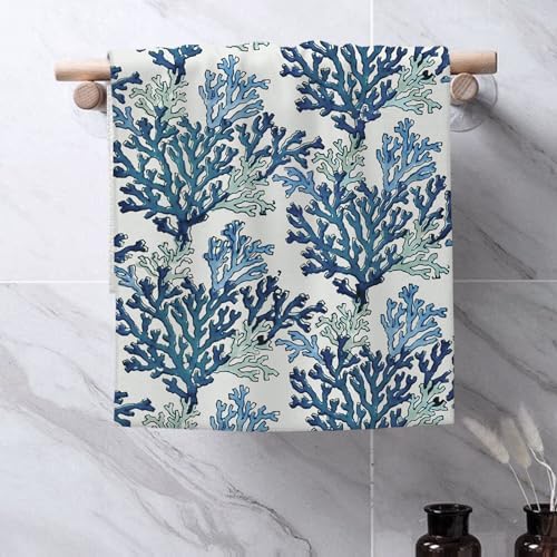 OFIRD Coastal Blue Dish Towels 16x24 Inches Pack of 2