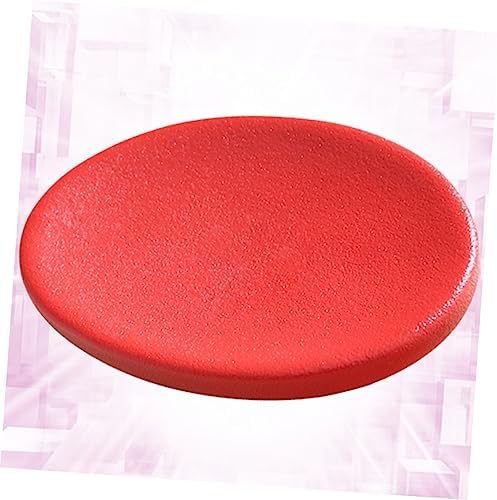 DRESSOOS Ceramic Soap Holder Red Bath Soap Dish