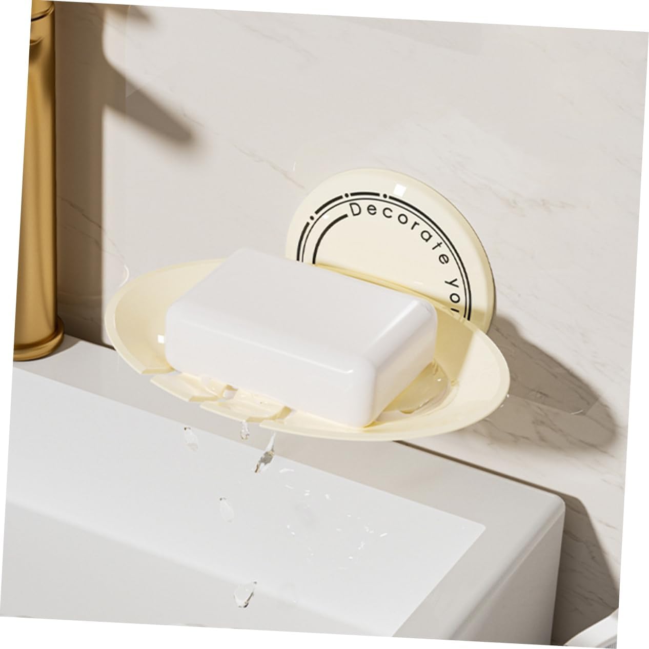 2pcs Wall Mounted Self Adhesive Soap Holder for Bathrooms