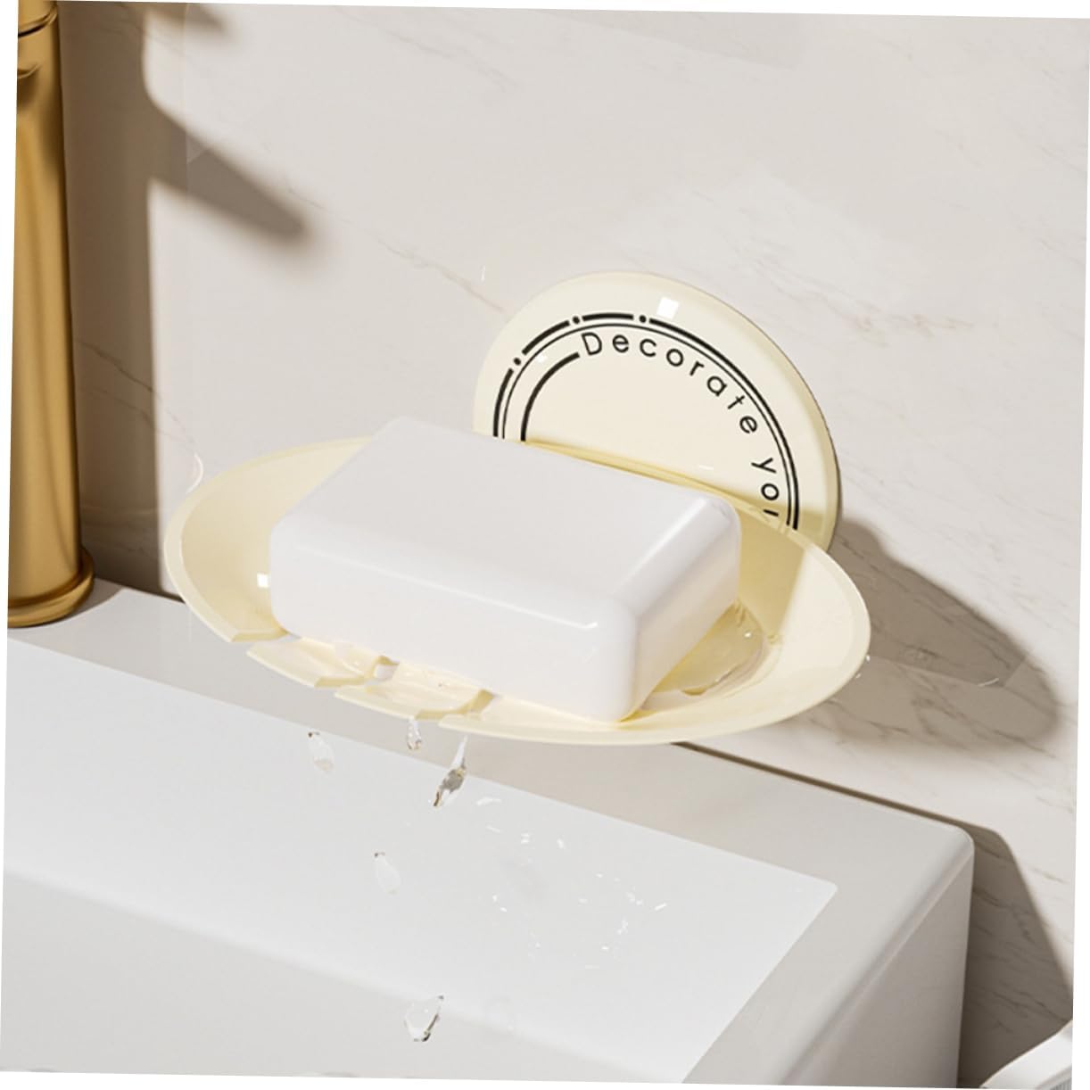 HAKIDZEL Wall-Mounted Soap Holder for Shower and Bathroom