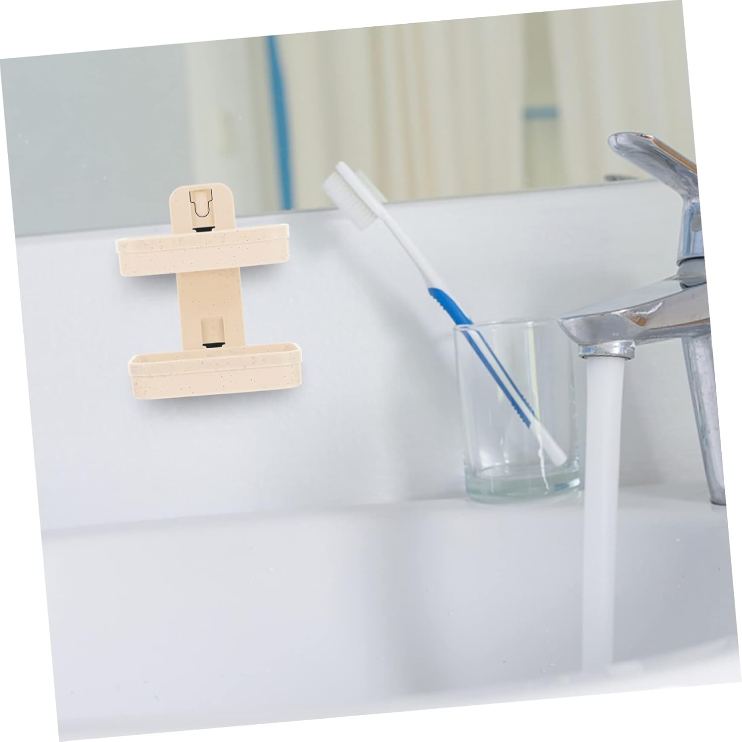 Ciieeo Double Layer Wall Mount Soap Dish Holder