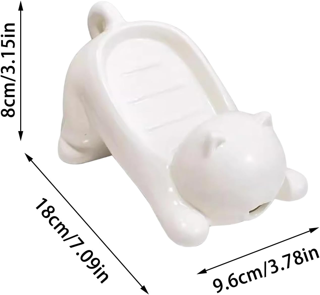 Cute Cat Shape Soap Bar Holder for Shower 1
