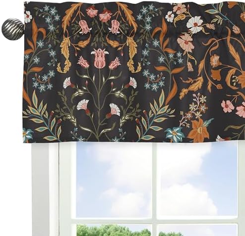 Sweet Jojo Designs Boho Floral Valance 54x15 Rod Pocket